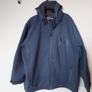 Point Zero Weather Protection Softshell Fleece Jacket Coat Men's 3XL Tall